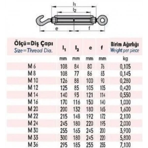 M20 Çektirme ( 2 Adet )