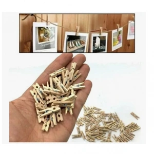 Mandal Mini Ahşap Mandal (10 Adet) (74)