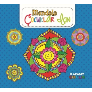 Mandala Çocuklar İçin - Mavi