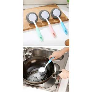 Mangal Temizleme Fırçası - Barbekü Fırçası - Labo Bulaşık Fırçası