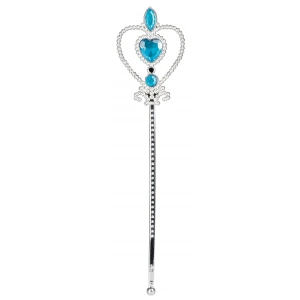 Mavi Renk Kalp İşlemeli Karlar Ülkesi Elsa Asası