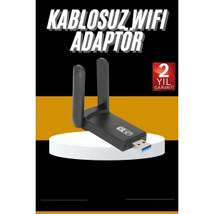 Mbps Wifi Alıcı Kablosuz Wifi Adaptörü Çift Band Çift Antenli Yeni Nesil
