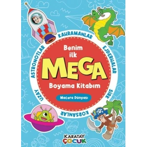 Mega Boyama Kitabım - Macera Dünyası
