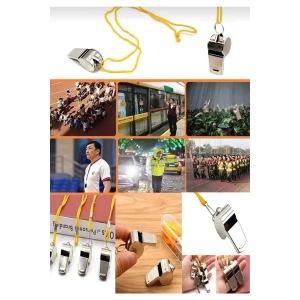 Metal Düdük - Hakem Düdüğü - Deprem Düdüğü - Kamp Düdüğü 5 Adet