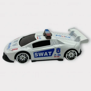 Metal Mini Polis Arabası  8 cm - Polis - 3 - 1 ADET