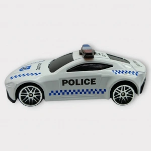 Metal Mini Polis Arabası  8 cm - Polis - 5 - 1 ADET