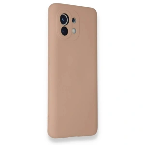 Mi 11 Kılıf Nano İçi Kadife  - Pudra