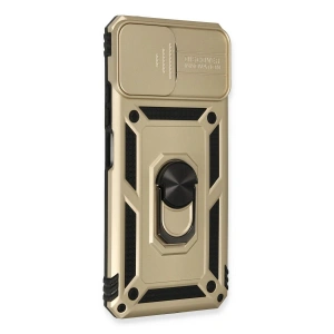 Mi 11 Lite Kılıf Pars Lens Yüzüklü  - Gold