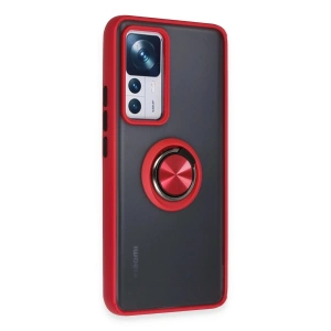 Mi 12t Pro Kılıf Montreal Yüzüklü  Kapak - Kırmızı