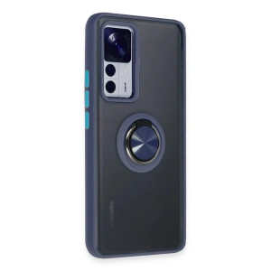 Mi 12t Pro Kılıf Montreal Yüzüklü  Kapak - Lacivert