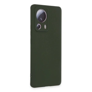 Mi 13 Lite Kılıf Nano İçi Kadife  - Koyu Yeşil