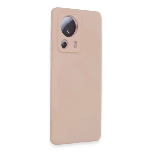 Mi 13 Lite Kılıf Nano İçi Kadife  - Pudra