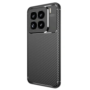 Mi 15 Pro Kılıf Auto Fus Karbon Kapak - Siyah