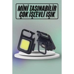 Mıknatıslı Parlak Led Işık 3 Fonksiyonlu Şarj edilebilir Ledli Mini Taşınabilir