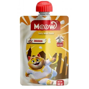 Moow Tuklu Keçi Sütlü Kedi Et Ezmesi 90 gr