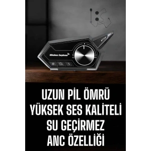Motorcu Kulaklığı Kask Kulaklığı ANC Özelliği Sesli Görüşme Özelliği