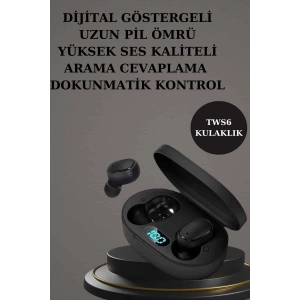 Nabız Ölçer Hediye Bileklikli Akıllı Saat ve Dijital Göstergeli Bluetooth Kulaklık Çoklu Şarj Girişi