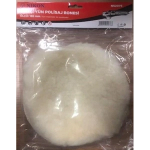 Nikon 52076 180 mm Cırtlı Yün Polisaj Bonesi
