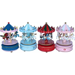 Nostaljik El Yapımı Atlıkarınca Müzik Kutusu