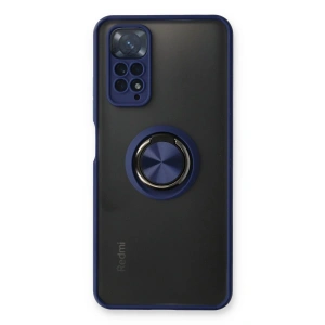 Note 11 Kılıf Montreal Yüzüklü  Kapak - Lacivert
