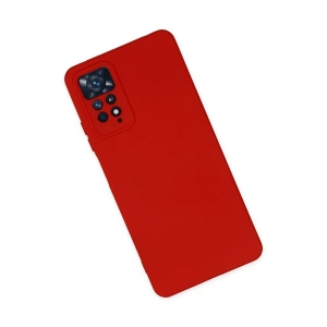 Note 11 Pro Kılıf Nano İçi Kadife  - Kırmızı