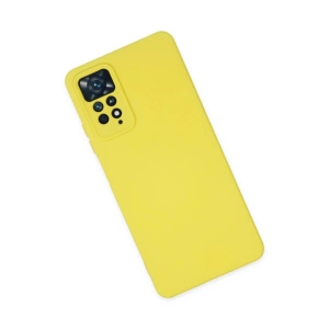 Note 11 Pro Kılıf Nano İçi Kadife  - Sarı