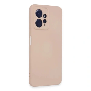 Note 12 4g Kılıf Nano İçi Kadife  - Pudra