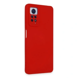 Note 12 Pro 4g Kılıf Nano İçi Kadife  - Kırmızı