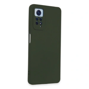 Note 12 Pro 4g Kılıf Nano İçi Kadife  - Koyu Yeşil