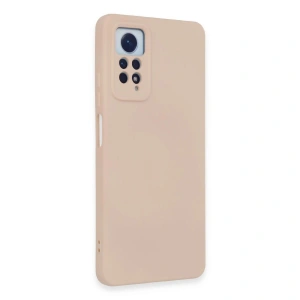 Note 12 Pro 4g Kılıf Nano İçi Kadife  - Pudra