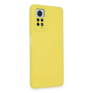 Note 12 Pro 4g Kılıf Nano İçi Kadife  - Sarı