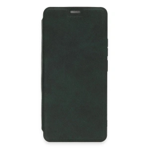 Note 13 4g Kılıf Flip Cover - Koyu Yeşil
