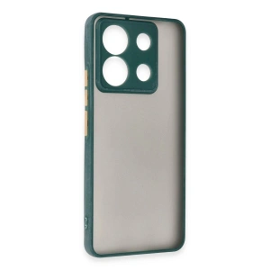 Note 13 5g Kılıf Montreal  Kapak - Yeşil