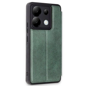 Note 13 Pro 5g Kılıf Flip Cover - Koyu Yeşil