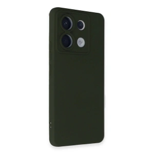 Note 13 Pro 5g Kılıf Nano İçi Kadife  - Koyu Yeşil