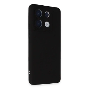 Note 13 Pro 5g Kılıf Nano İçi Kadife  - Siyah