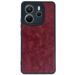 Note 14 4g Kılıf Aras Deri Kapak - Bordo
