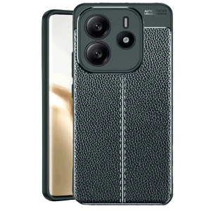 Note 14 4g Kılıf Auto Fus Kapak - Koyu Yeşil