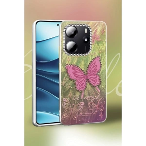 Note 14 4g Kılıf Blade Aynalı Desenli Kapak - Desen 4