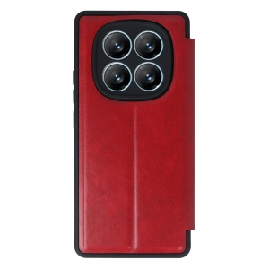 Note 14 Pro 4g Kılıf Flip Cover - Kırmızı