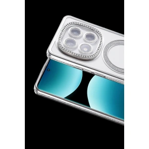 Note 15 Pro 4g Joke Simli Magneticsafe Kılıf - Gümüş