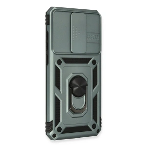 Note 8 Pro Kılıf Pars Lens Yüzüklü  - Yeşil