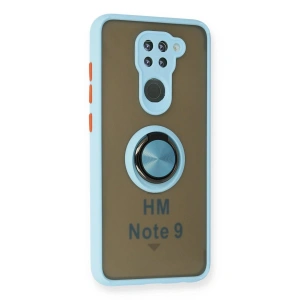 Note 9 Kılıf Montreal Yüzüklü  Kapak - Buz Mi