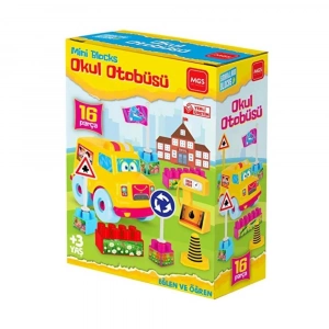 Okul Otobüsü Seti 16 Parça - URT-10-3597 - 1 ADET
