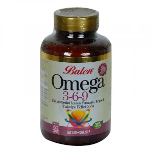 Omega 3-6-9 1585 Mg x 60 Yumuşak  EPA-18 DHA-12