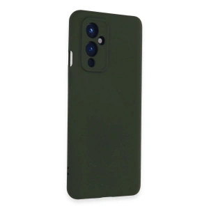 One Plus 9 Kılıf Nano İçi Kadife  - Koyu Yeşil