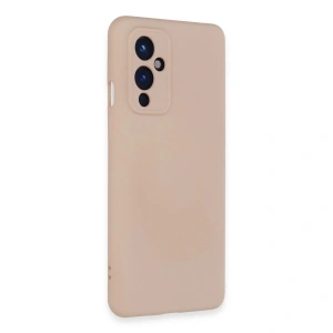 One Plus 9 Kılıf Nano İçi Kadife  - Pudra