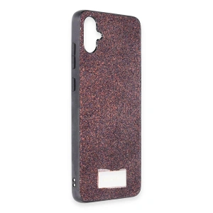 Onegif  Galaxy A05 Bright Simli Kapak - Derin Mor