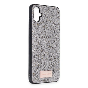 Onegif  Galaxy A05 Bright Simli Kapak - Gümüş