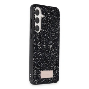 Onegif  Galaxy A05s Bright Simli Kapak - Siyah